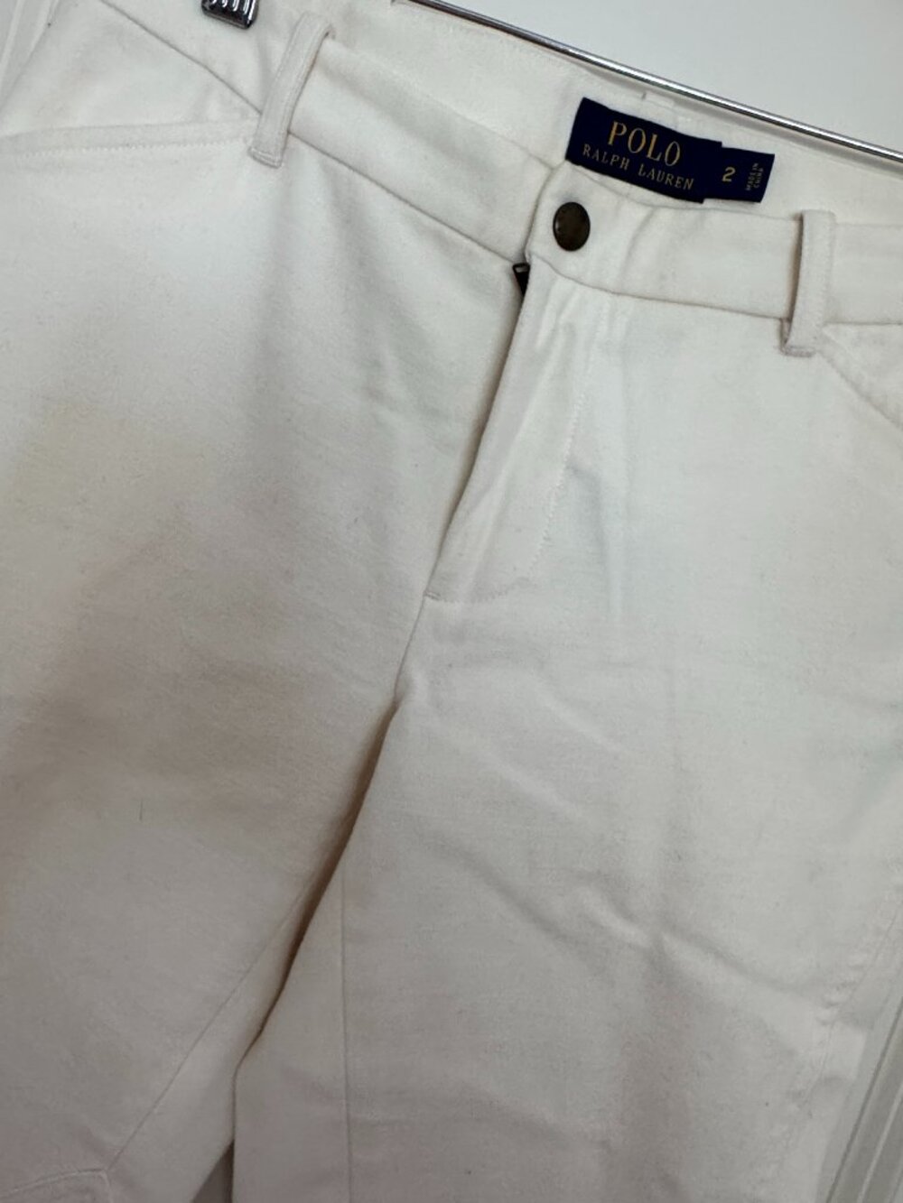 Polo Ralph Lauren Cream Jodhpur Riding Breeches Sz 2